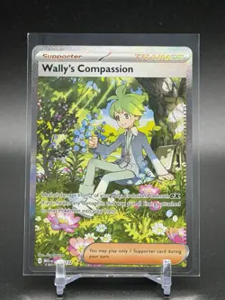 Pokemon TCG Mega Evolution Wally’s Compassion Trainer Card 186/132 - Image 1
