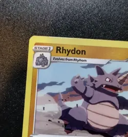 Rhydon 090/196 BLURRY TEXT ERROR Uncommon Lost Origin Pokemon Card - Image 2
