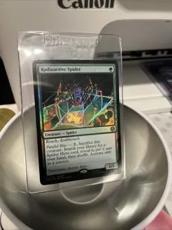 Radioactive Spider Marvel's Spider-Man Foil #285 MTG Near Mint Promo - Image 1