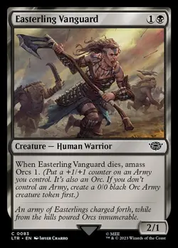 (2x FOIL) EASTERLING VANGUARD - The Lord of the Rings - MTG Magic the Gathering - Image 1