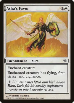 Asha's Favor 1x MtG Conflux SP/NM - Image 1