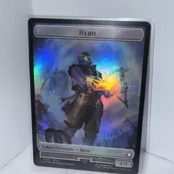 Hero/Robot Warrior - Token - NM - MTG Magic the Gathering FOIL 0008-0012 - Image 2