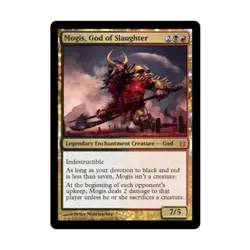 WOTC MtG Born of the Gods Mogis, God of Slaughter (MR) NM - Image 1