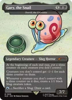 MTG English Gary, the Snail - Toxrill, the Corrosive NM Normal Secret Lair - Image 1