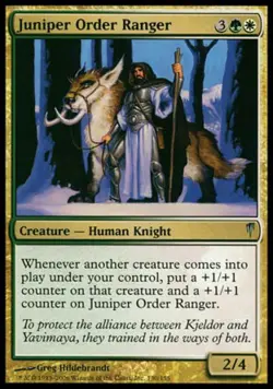 Juniper Order Ranger - Medium Play MTG Coldsnap - Image 1