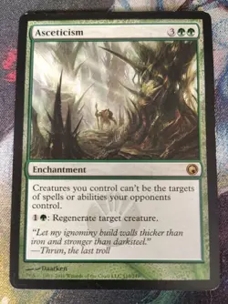 MTG Asceticism Scars of Mirrodin Regular MP Moderate Play - Image 1