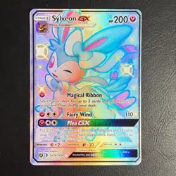 Sylveon GX SV76/SV94 - Hidden Fates: Shiny Vault Holo - Pokemon TCG 2019 - Image 1
