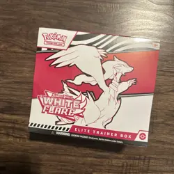 Pokemon Scarlet and Violet White Flare Elite Trainer Box ETB Sealed - Image 1