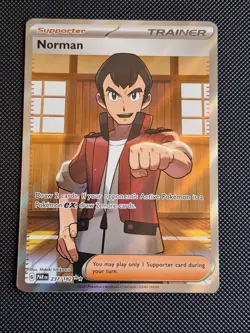 Norman 237/182 (Full Art Trainer) Paradox Rift Near Mint Pokemon TCG - Image 1