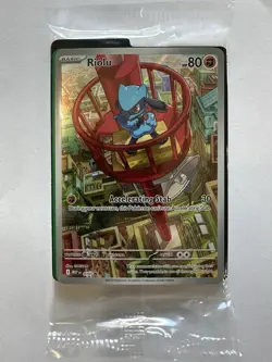 Pokemon Mega Evolutions ETB Black Star Promo Riolu 010 Full Art! Sealed! - Image 1