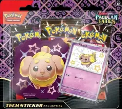 Pokemon TCG Paldean Fates Tech Sticker Collection Sealed Lot of 4 - Image 2