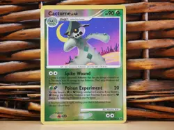 Pokemon CACTURNE 42/127 REVERSE HOLO | LP Light Play | Platinum | 2009 - Image 1