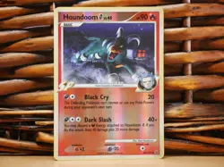 Pokemon HOUNDOOM 50/127 REVERSE HOLO | LP Light Play | Platinum | 2009 - Image 1