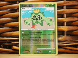 Pokemon CACNEA 67/127 REVERSE HOLO | MP Moderate Play | Platinum | 2009 - Image 1