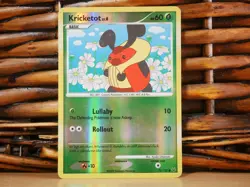 Pokemon KRICKETOT 78/127 REVERSE HOLO | D Damaged | Platinum | 2009 - Image 1