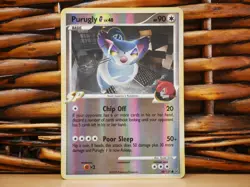 Pokemon PURUGLY 88/127 REVERSE HOLO | MP Moderate Play | Platinum | 2009 - Image 1