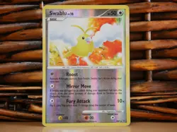 Pokemon SWABLU SH5 REVERSE HOLO | D Damaged | Platinum | 2009 - Image 1
