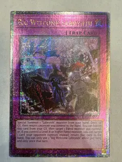 YUGIOH- Big Welcome Labrynth - RA04-EN104 - Quarter Century Secret Rare - Image 1
