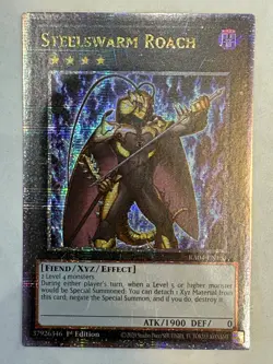 YUGIOH- Steelswarm Roach - RA04-EN151 - Quarter Century Secret Rare - Image 1