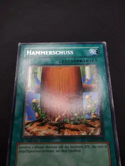 YUGIOH 2004 | HAMMER SHOT | SOD-DE038 | 1ST | GERMAN | VERY GOOD | RARE - Image 5