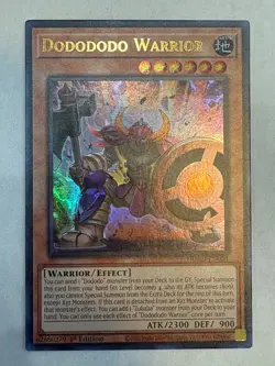 YUGIOH- Dodododo Warrior - DUAD-EN004 - Ultra Rare - 1st Edition - Image 1
