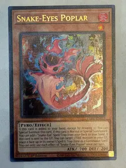 YUGIOH- Snake-Eyes Poplar - PHNI-EN012 - Ultra Rare - 1st Edition - Image 1