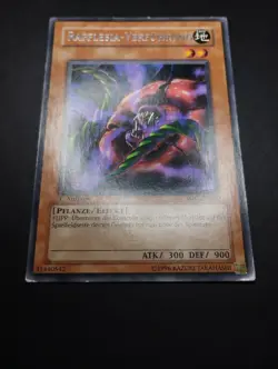 YUGIOH 2004 | RAFFLESIA SEDUCTION | SOD-DE020 | 1ST | GERMAN | EX-VG | RARE - Image 4