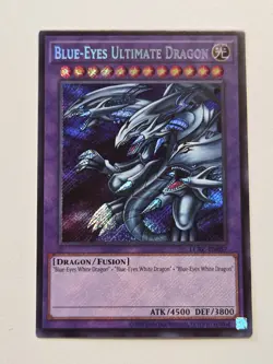 Blue-Eyes Ultimate Dragon LCKC-EN057 Secret Rare Yugioh Holo Foil Bleed Mint - Image 1