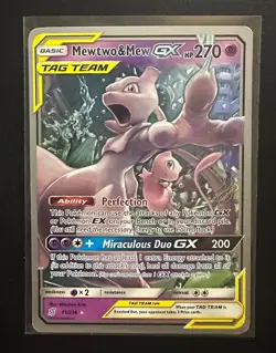 Mewtwo & Mew GX TAG TEAM Pokemon Card (World Championships 2019) - Image 2