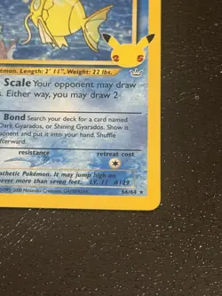 Shining Magikarp 66/64 Celebrations Classic Collection Holo Pokemon TCG Card NM - Image 4