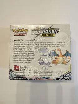 Sun & Moon Unbroken Bonds SEALED Booster Box (36 Packs of Pokemon Cards) Pokemon - Image 3