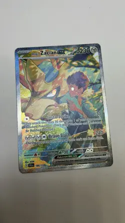 Pokemon Card: Hop's Zacian EX 186/159 SIR: Journey Together Sold as seen - Image 3