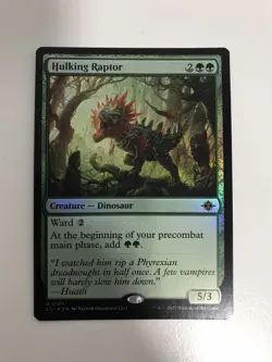 Hulking Raptor Foil MTG Magic the Gathering Card NM Near Mint LCI - Image 1