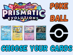 Prismatic Evolutions - POKEBALL Reverse Holos - CHOOSE YOUR CARDS - Pokemon TCG - Image 1