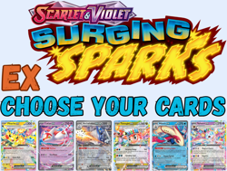 Pokemon Surging Sparks - Choose your Cards - EX Double Rare - All Near Mint - Image 1
