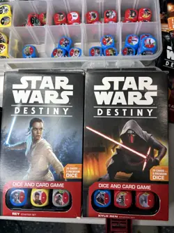 Star Wars Destiny Lot with TONS of Dice, Cards Legendary, And Sealed Packs! - Image 2