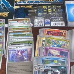 Pokemon TCG Mega Evolution ETB + Bulk Cards And Accessories (OPENED) - Image 4