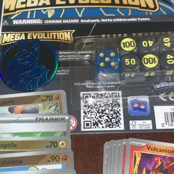 Pokemon TCG Mega Evolution ETB + Bulk Cards And Accessories (OPENED) - Image 5