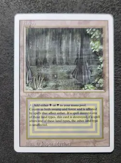 ***Bayou*** MTG Revised Magic The Gathering Dual Land NM See Pics - Image 2