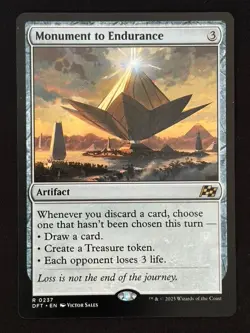 1x MTG Monument to Endurance - Aetherdrift (DFT) #237 - Magic the Gathering - Image 1