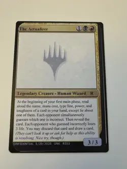 The Actualizer MagicCon GenCon 2025 Unknown Event Playtest MTG Magic Con - Image 1