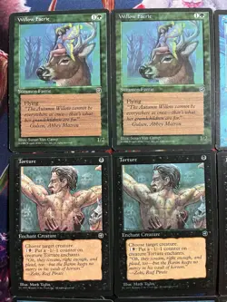 MTG Homelands Blue/ink misprint lot, 16 total misprints magic the gathering - Image 5