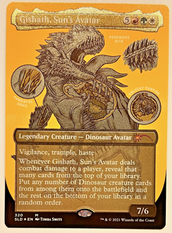 MTG Gishath, Sun's Avatar (Foil Etched) | Secret Lair Drop MINT - Image 2