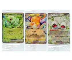 2024 Pokemon Sprigatito Maushold Pawmot EX SV Adventure Chest Promo Set (Sealed) - Image 1