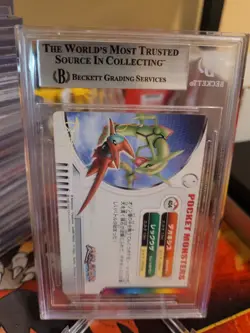 Pokemon TCG BGS 7 Rayquaza & Deoxys #404 Non-Holo 2004 Bandai Carddass Zukan - Image 2