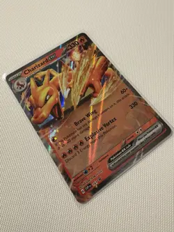 Pokemon Scarlet and Violet Black Star Promo Charizard ex 161 - Image 2