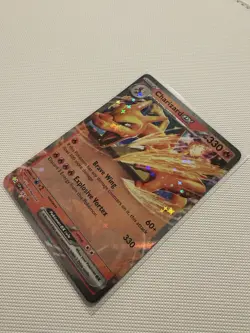 Pokemon Scarlet and Violet Black Star Promo Charizard ex 161 - Image 3