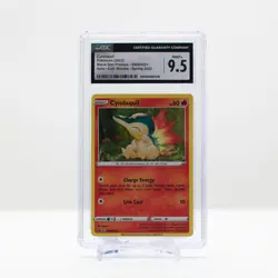Pokemon Cyndaquil #SWSH221 Cosmos Holo Promo Sword & Shield 2022- CGC 9.5 - Image 2