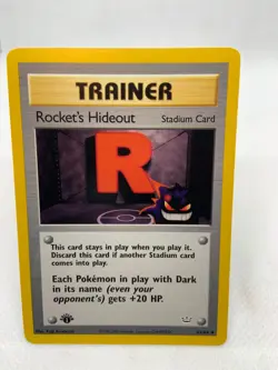 ROCKET’S HIDEOUT - 1st Edition Neo Revelation - 63/64 - Trainer Pokemon - Image 4
