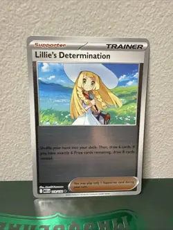 Lillie's Determination Reverse Holo 119/132 - Mega Evolution - Pokemon - NM/M - Image 1